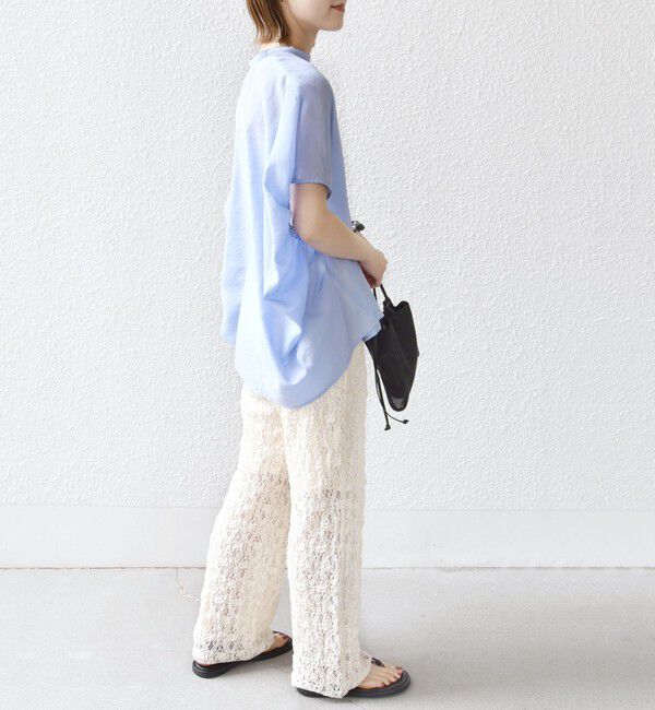 SHIPS for women「〈手洗い可能〉袖 ギャザー ドルマン ブラウス」|シャツ・ブラウス|