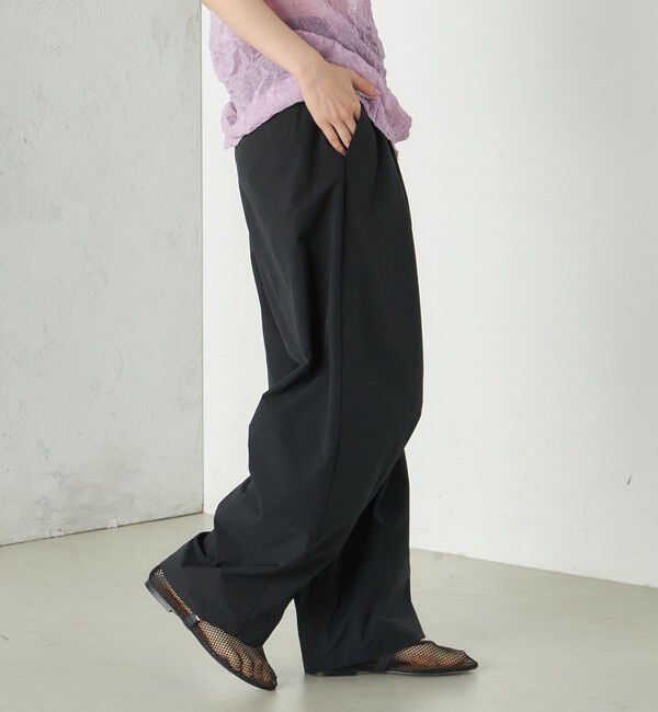 SHIPS for women「Wai＋:〈手洗い可能〉2タック スラックス」|スラックス|