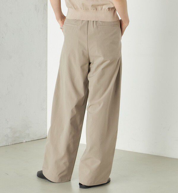 SHIPS for women「Wai＋:〈手洗い可能〉2タック スラックス」|スラックス|