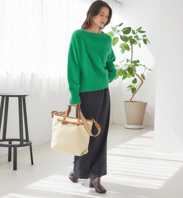 SHIPS for women「【WEB限定】ライン テープ ショルダー付き A4 トート」|トートバッグ|