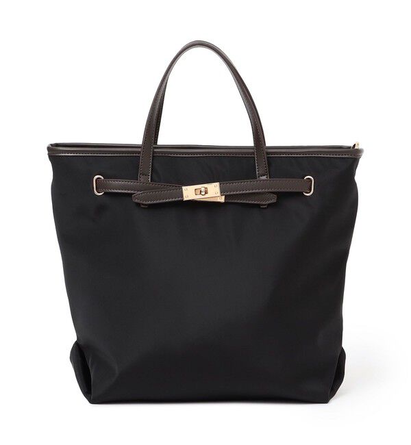 SHIPS for women「【WEB限定】ライン テープ ショルダー付き A4 トート」|トートバッグ|