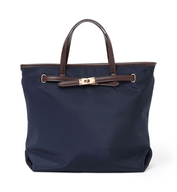 SHIPS for women「【WEB限定】ライン テープ ショルダー付き A4 トート」|トートバッグ|