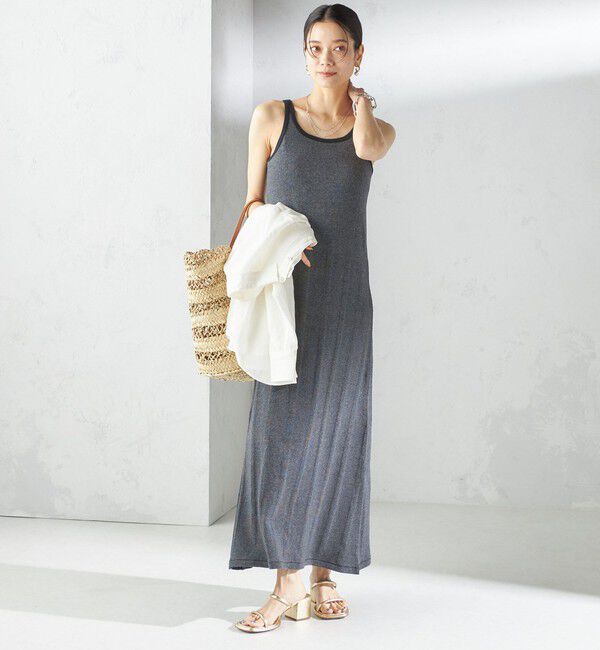 SHIPS for women「【SHIPS別注】miller:〈洗濯機可能〉ボーダー タンクトップ ワンピース」|ワンピース|