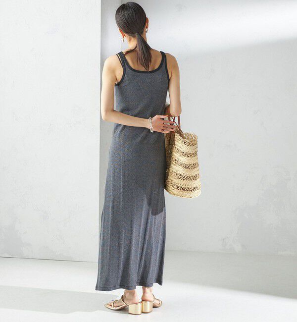 SHIPS for women「【SHIPS別注】miller:〈洗濯機可能〉ボーダー タンクトップ ワンピース」|ワンピース|