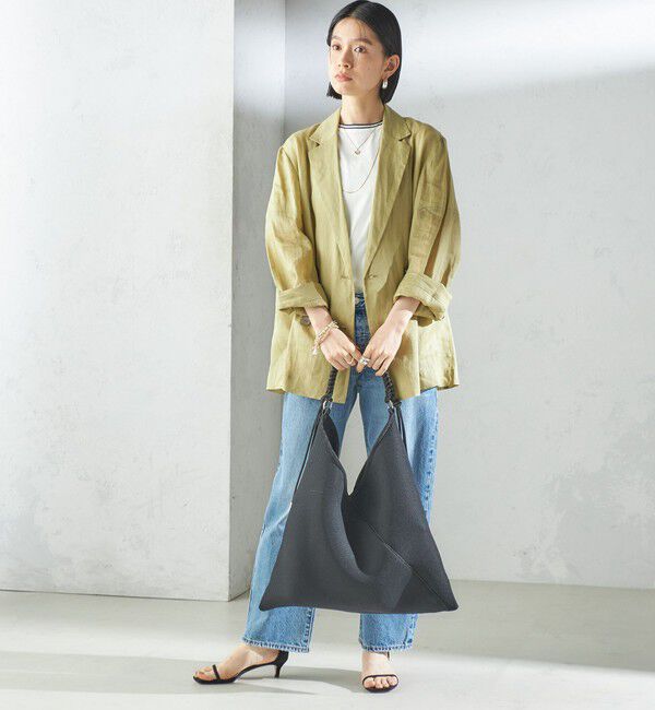 SHIPS for women「LE VERNIS:パラコート ハンドル メッシュ トート」|トートバッグ|