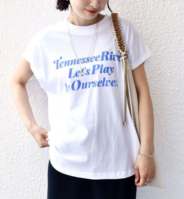 SHIPS for women「【SHIPS別注】TENNESSEE:フレンチ スリーブ プルオーバー」|タンクトップ|ホワイト