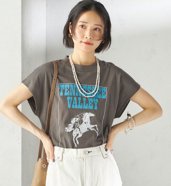 SHIPS for women「【SHIPS別注】TENNESSEE:フレンチ スリーブ プルオーバー」|タンクトップ|