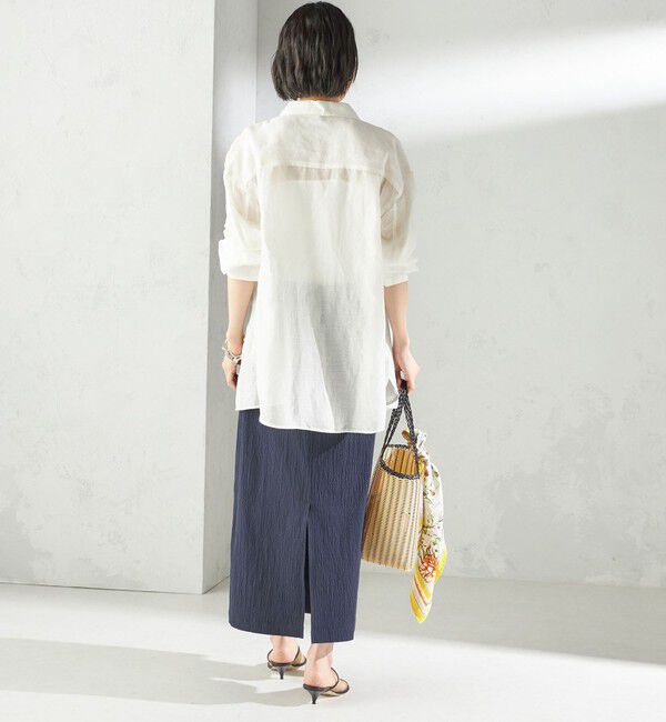 SHIPS for women「〈手洗い可能〉ACAR リップル ポケット スカート」|スカート|