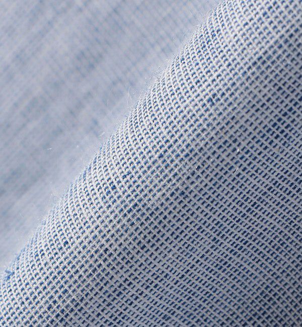 SHIPS for women「〈接触冷感・手洗い可能〉麻混 シャンブレー ウエスト ゴム ワイド パンツ」|その他|