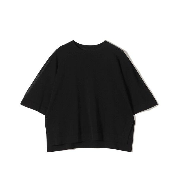 SHIPS for women「〈手洗い可能〉18G コットン ナイロン ワイド スリーブ プルオーバー」|ニット・セーター|