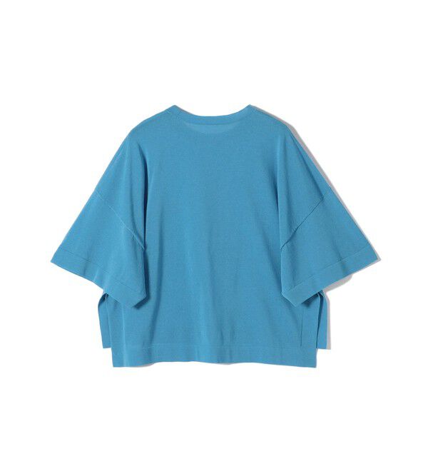 SHIPS for women「〈手洗い可能〉18G コットン ナイロン ワイド スリーブ プルオーバー」|ニット・セーター|