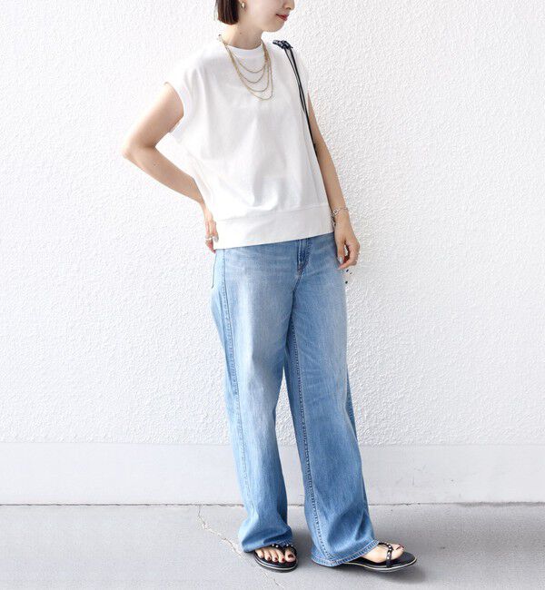 SHIPS for women「〈手洗い可能〉DEPEND アムンゼン ノースリーブ カットソー」|Tシャツ・カットソー|