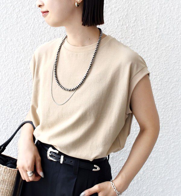 SHIPS for women「〈手洗い可能〉DEPEND アムンゼン ノースリーブ カットソー」|Tシャツ・カットソー|