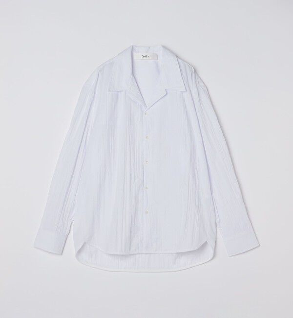 SHIPS「Sefr: JAGOU SHIRT」|シャツ・ブラウス|サックスブルー