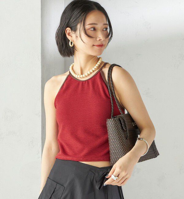 SHIPS for women「maroba:〈手洗い可能〉ホルター ネック セパレート スイム ウェア」|その他|