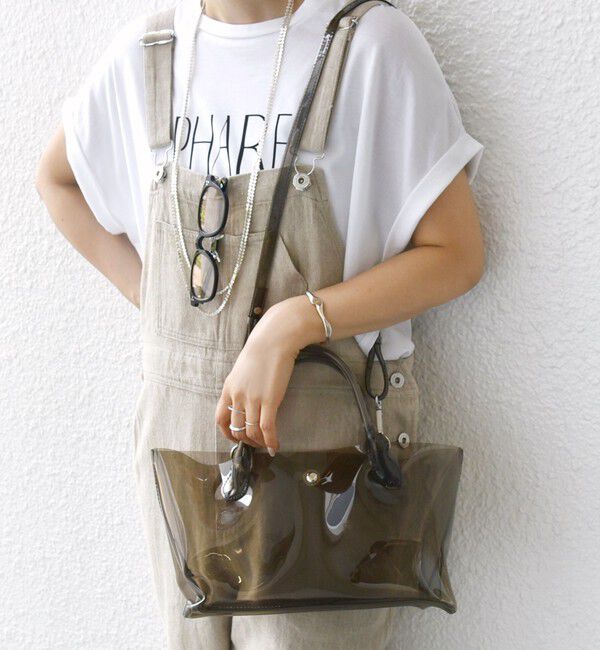 SHIPS for women「【WEB限定】ショルダー付き PVC トート バッグ」|トートバッグ|