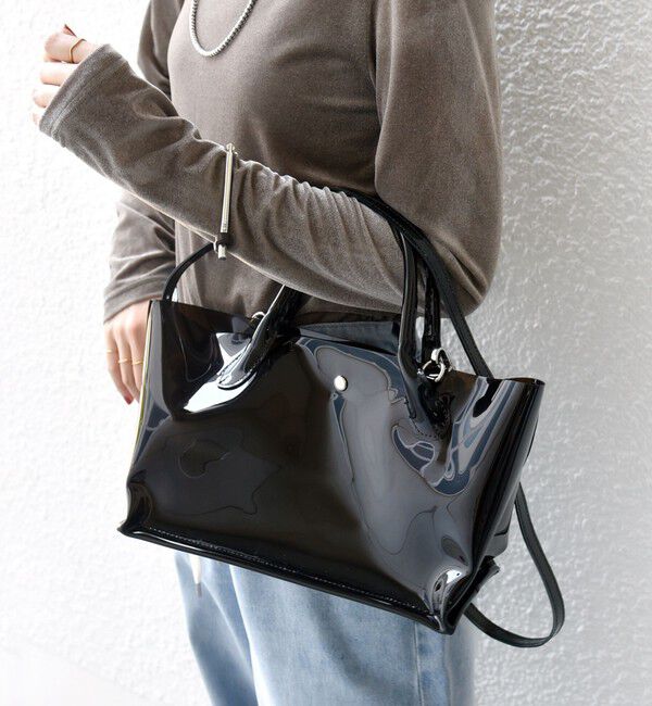 SHIPS for women「【WEB限定】ショルダー付き PVC トート バッグ」|トートバッグ|