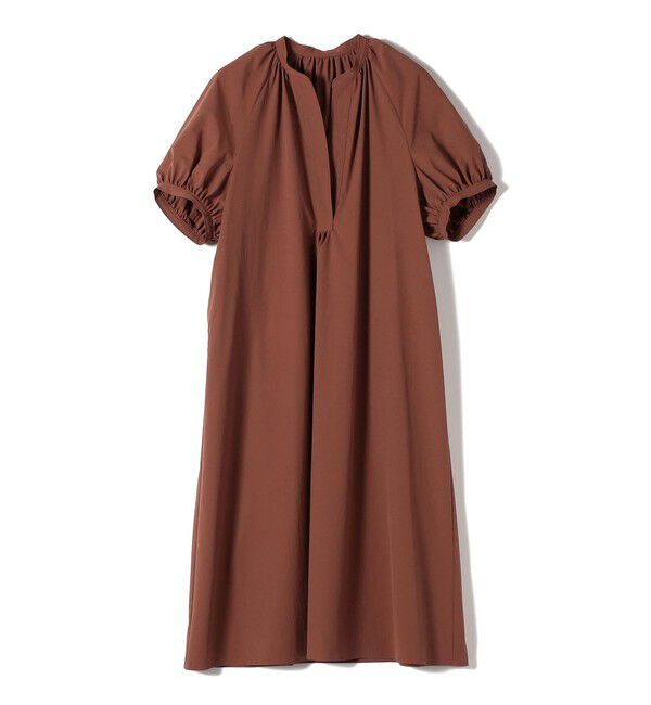 SHIPS for women「〈手洗い可能〉RENU ソフト タイプライター ギャザー ワンピース」|ワンピース|