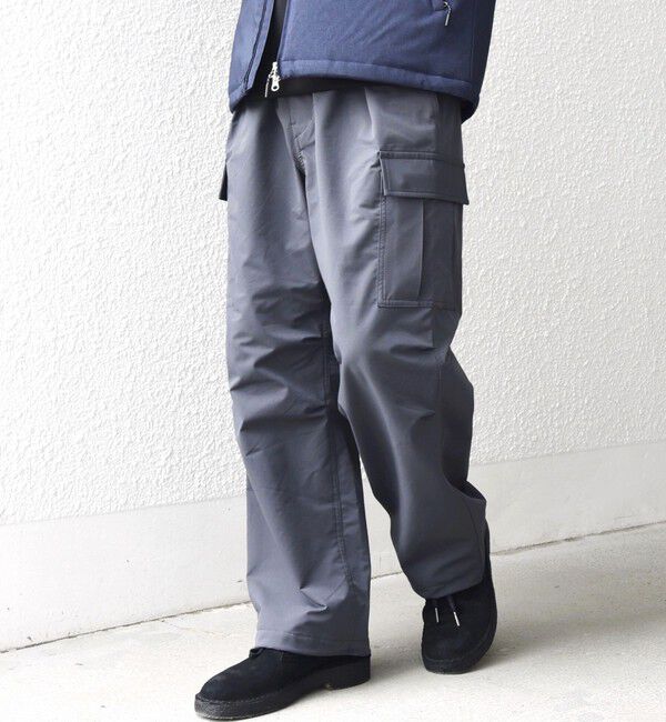 SHIPS any「SHIPS any:〈洗濯機可能〉裏起毛 ウォーム スマート ワイド イージー カーゴ パンツ◇」|カーゴ|