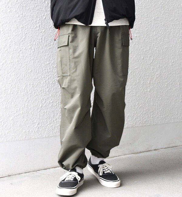 SHIPS any「SHIPS any:〈洗濯機可能〉裏起毛 ウォーム スマート ワイド イージー カーゴ パンツ◇」|カーゴ|