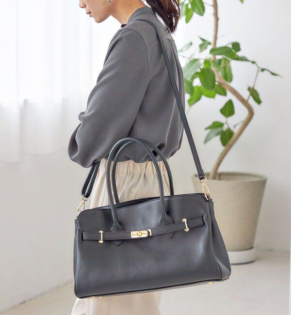 SHIPS for women「【SHIPS別注】MILOS: 金具付き ベルト トート M」|トートバッグ|