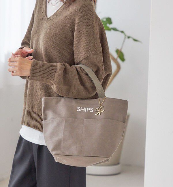 SHIPS for women「チャーム付き ポケット トート バッグ」|トートバッグ|