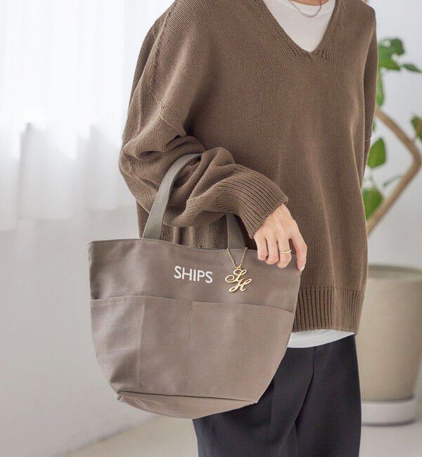 SHIPS for women「チャーム付き ポケット トート バッグ」|トートバッグ|