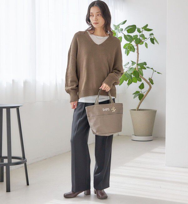 SHIPS for women「チャーム付き ポケット トート バッグ」|トートバッグ|