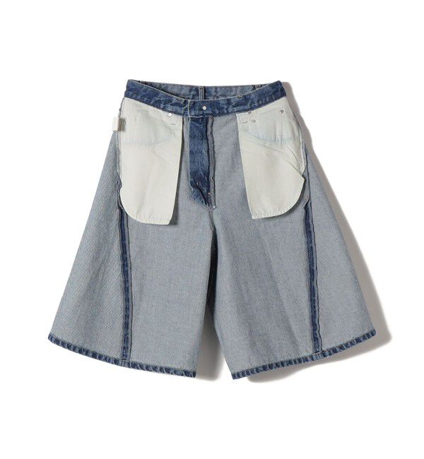 SHIPS for women「【SHIPS別注】BIT BLUE:バミューダ ショーツ」|デニム|