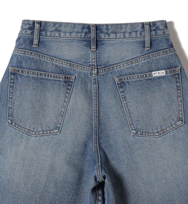 SHIPS for women「【SHIPS別注】BIT BLUE:バミューダ ショーツ」|デニム|