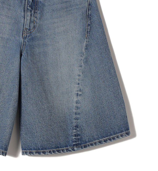 SHIPS for women「【SHIPS別注】BIT BLUE:バミューダ ショーツ」|デニム|