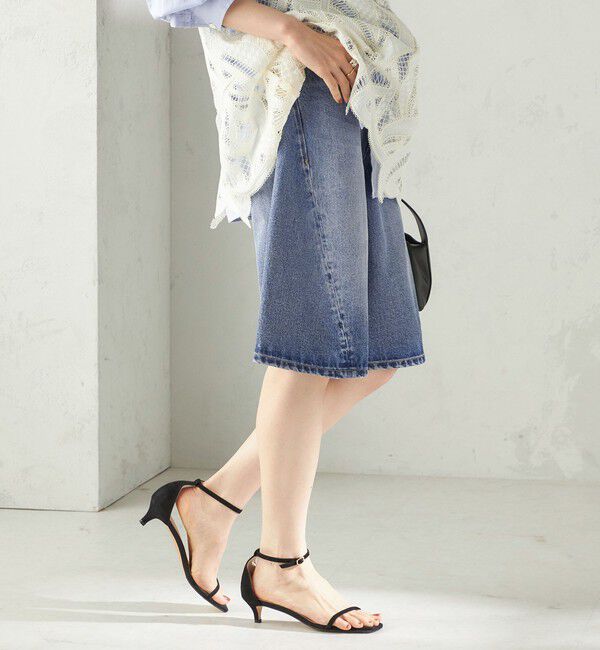 SHIPS for women「【SHIPS別注】BIT BLUE:バミューダ ショーツ」|デニム|