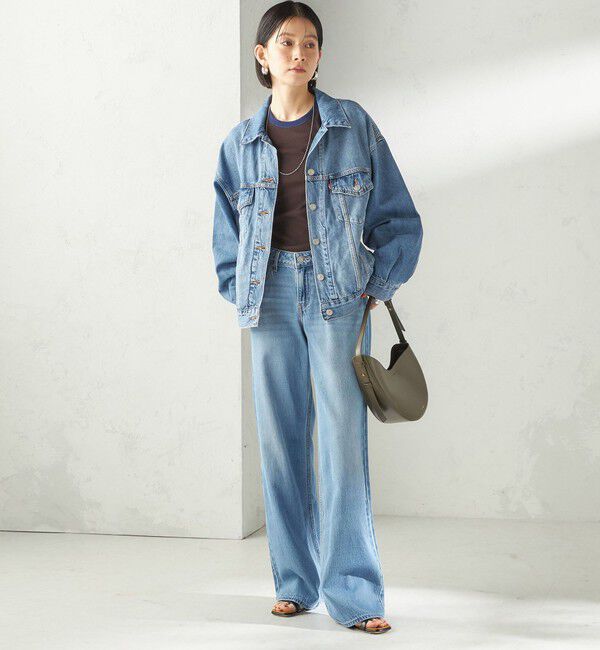 SHIPS for women「《予約》【SHIPS EXCLUSIVE】Levi&rsquo;s: LOW LOOSE ライトオンス」|デニム|