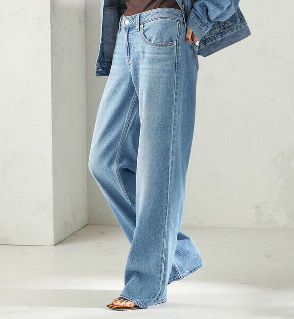 SHIPS for women「《予約》【SHIPS EXCLUSIVE】Levi&rsquo;s: LOW LOOSE ライトオンス」|デニム|