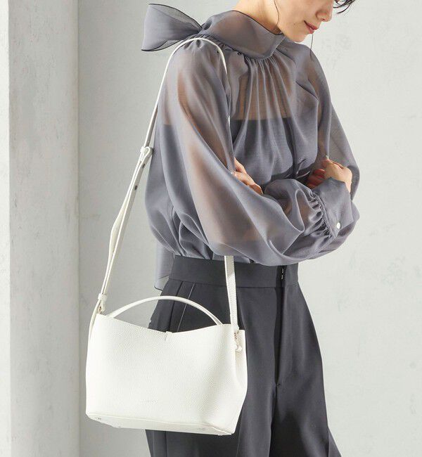 SHIPS for women「《予約》FEEL AND TASTE: boat S」|ショルダー・メッセンジャー|オフホワイト