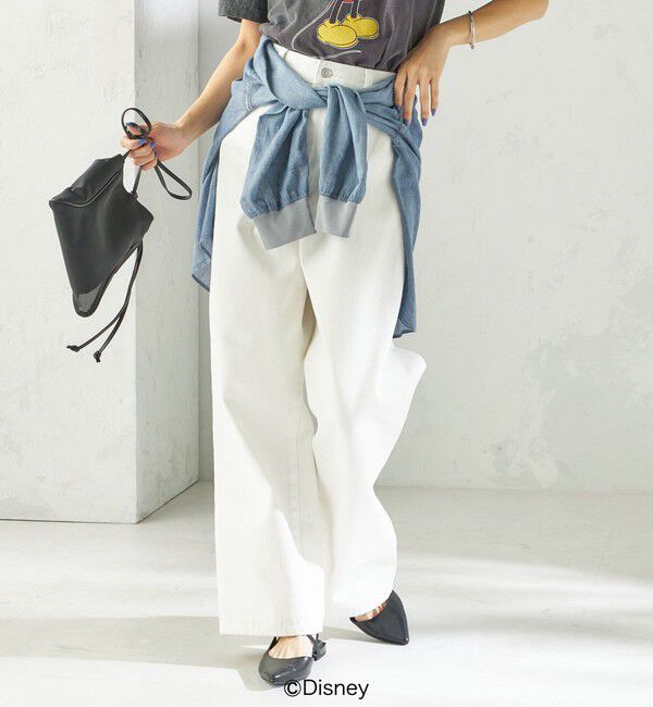 SHIPS for women「《予約》NINE CASE:〈洗濯機可能〉デニム パンツ」|デニム|