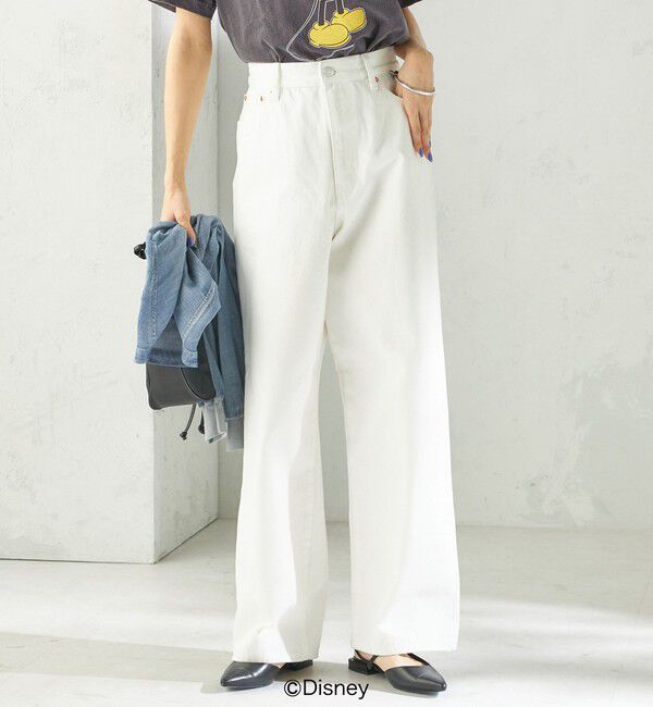 SHIPS for women「《予約》NINE CASE:〈洗濯機可能〉デニム パンツ」|デニム|