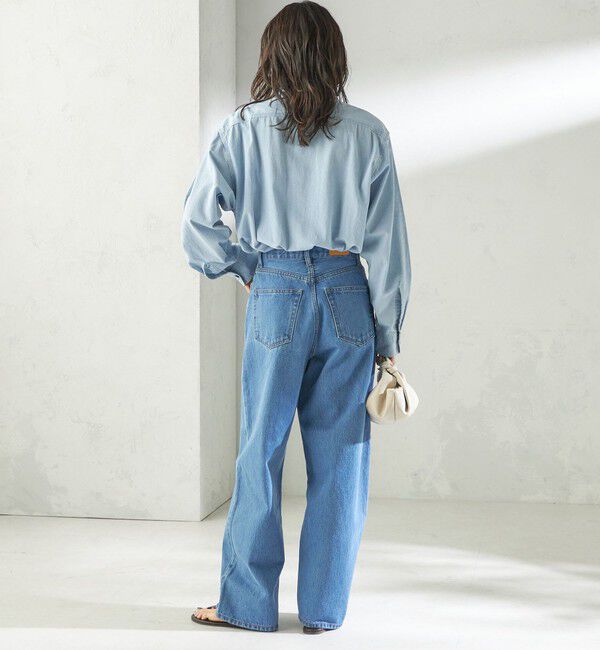 SHIPS for women「《予約》NINE CASE:〈洗濯機可能〉デニム パンツ」|デニム|