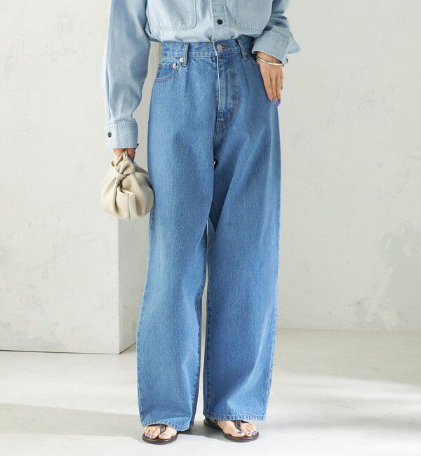 SHIPS for women「《予約》NINE CASE:〈洗濯機可能〉デニム パンツ」|デニム|