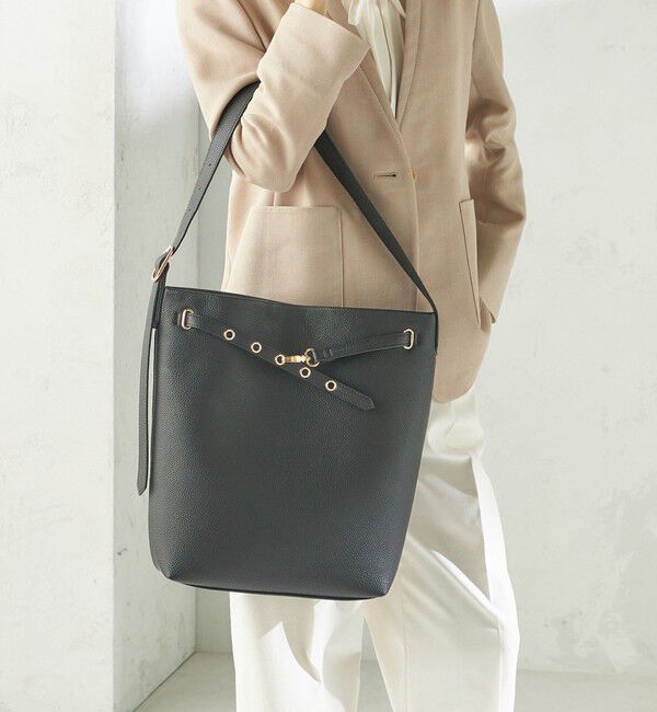 SHIPS for women「《予約》【WEB限定】ハトメ ベルト ワンショルダー バッグ M」|トートバッグ|