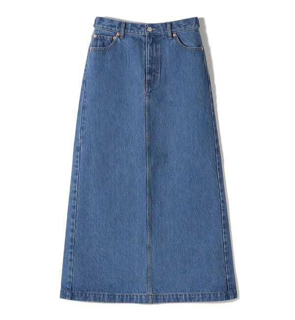 SHIPS for women「《予約》NINE CASE:〈洗濯機可能〉デニム スカート」|スカート|
