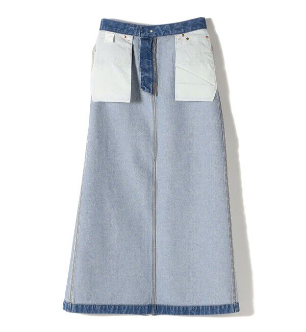SHIPS for women「《予約》NINE CASE:〈洗濯機可能〉デニム スカート」|スカート|
