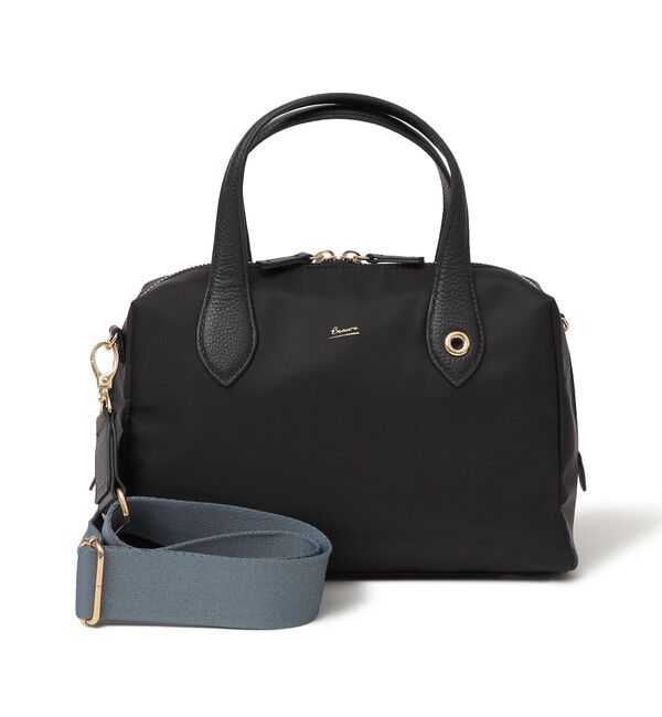 SHIPS for women「《予約》BEAURE: ナイロン スクエア テープ ボストン」|ボストンバッグ|