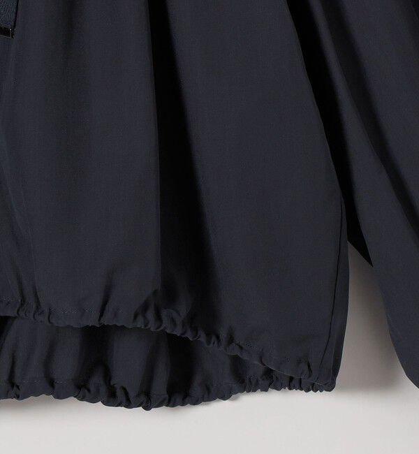 quaranciel「《予約》quaranciel:〈洗濯機可能〉シアー ドルマン ドロスト ジップ ブルゾン」|その他|