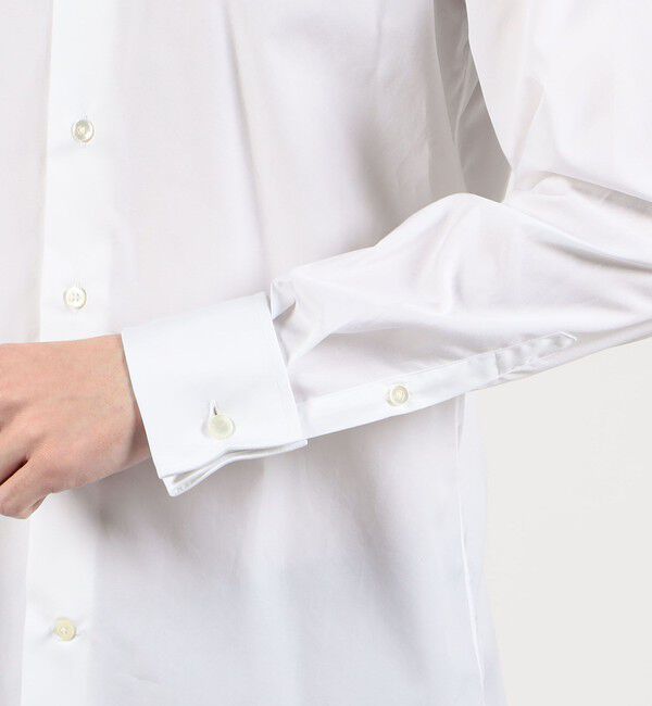 TOMORROWLAND MENS「120/2スーピマコットンブロード レギュラーカラーダブルカフスシャツ」|シャツ・ブラウス|