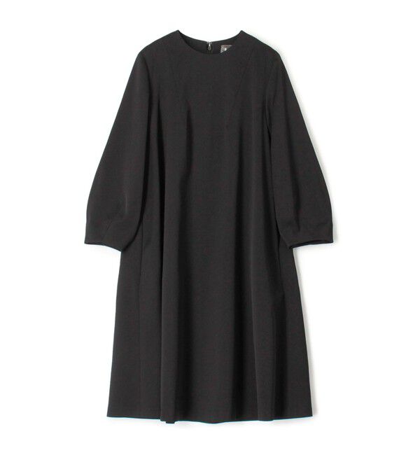 Ballsey「マットサテン Aラインワンピース」|ワンピース|19 ブラック