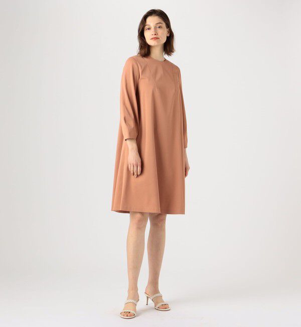 Ballsey「マットサテン Aラインワンピース」|ワンピース|