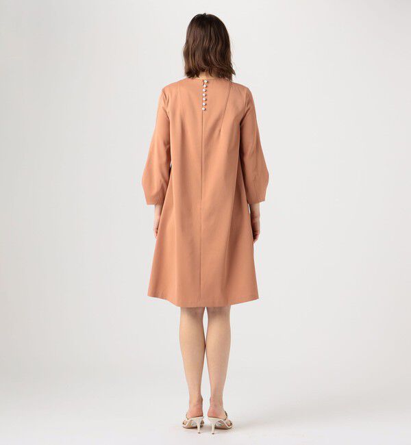 Ballsey「マットサテン Aラインワンピース」|ワンピース|