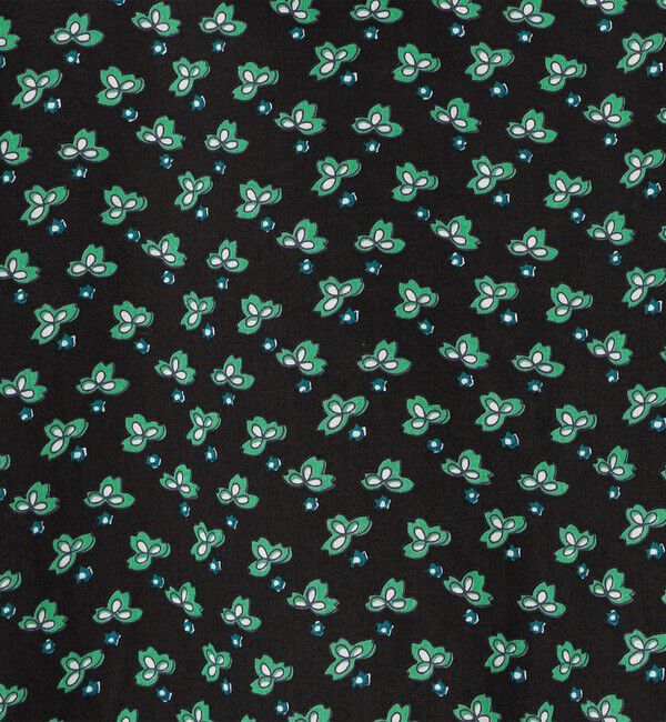 SOULEIADO「コットンプリント ペプラムブラウス」|シャツ・ブラウス|