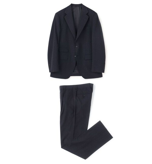 TOMORROWLAND MENS「ウールコットン シングルブレステッド3Bスーツ」|スーツ|69 ネイビー